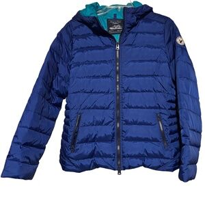 Women’s American Eagle Outfitters Down Puffer Coat in Blue Sz XXL